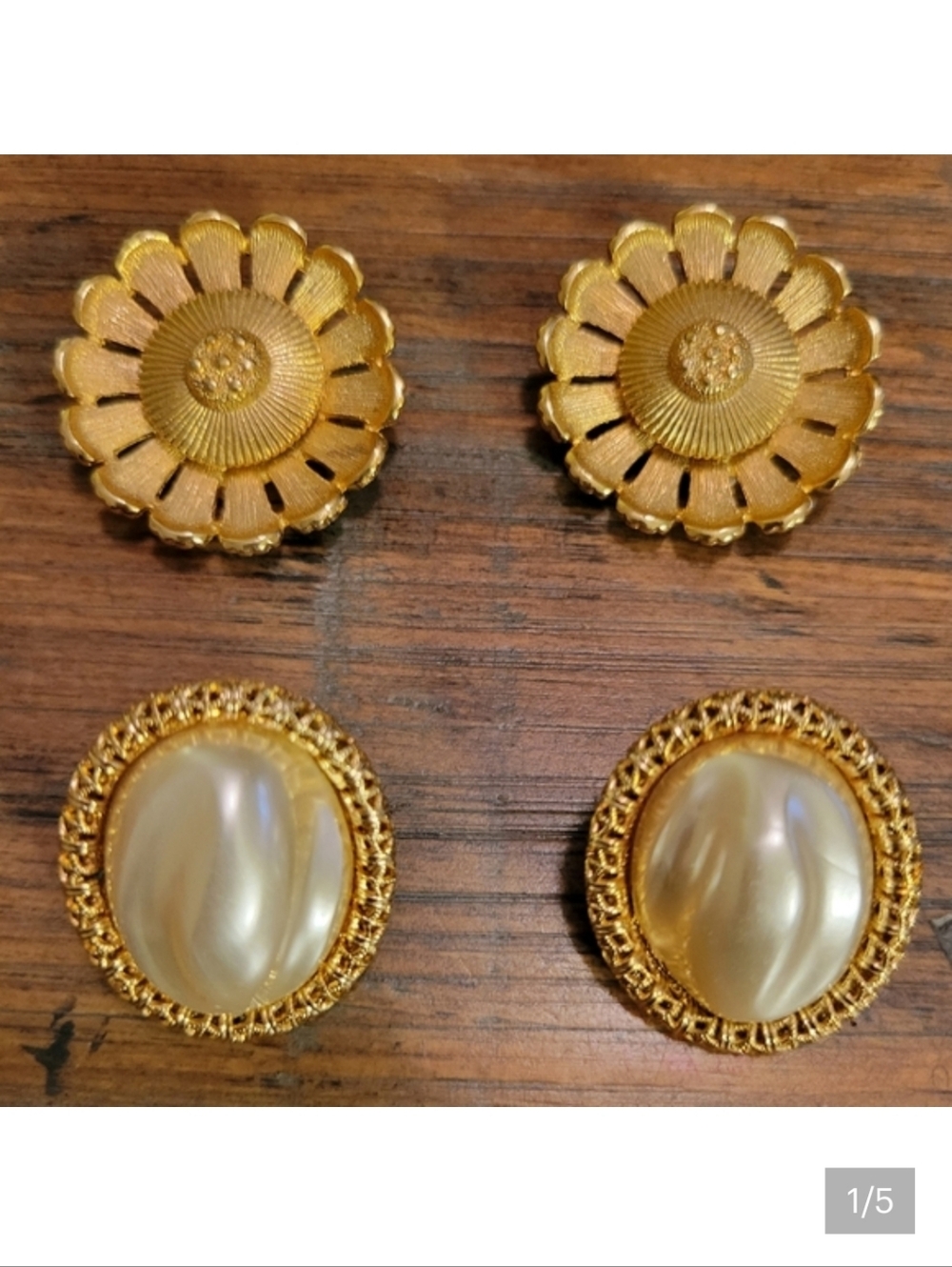 Vintage Sarah Coventry Clip on Earrings